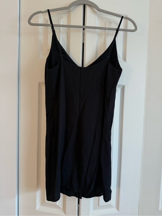 Reformation Dresses & Skirts - Reformation Black Mini Dress W/Slit